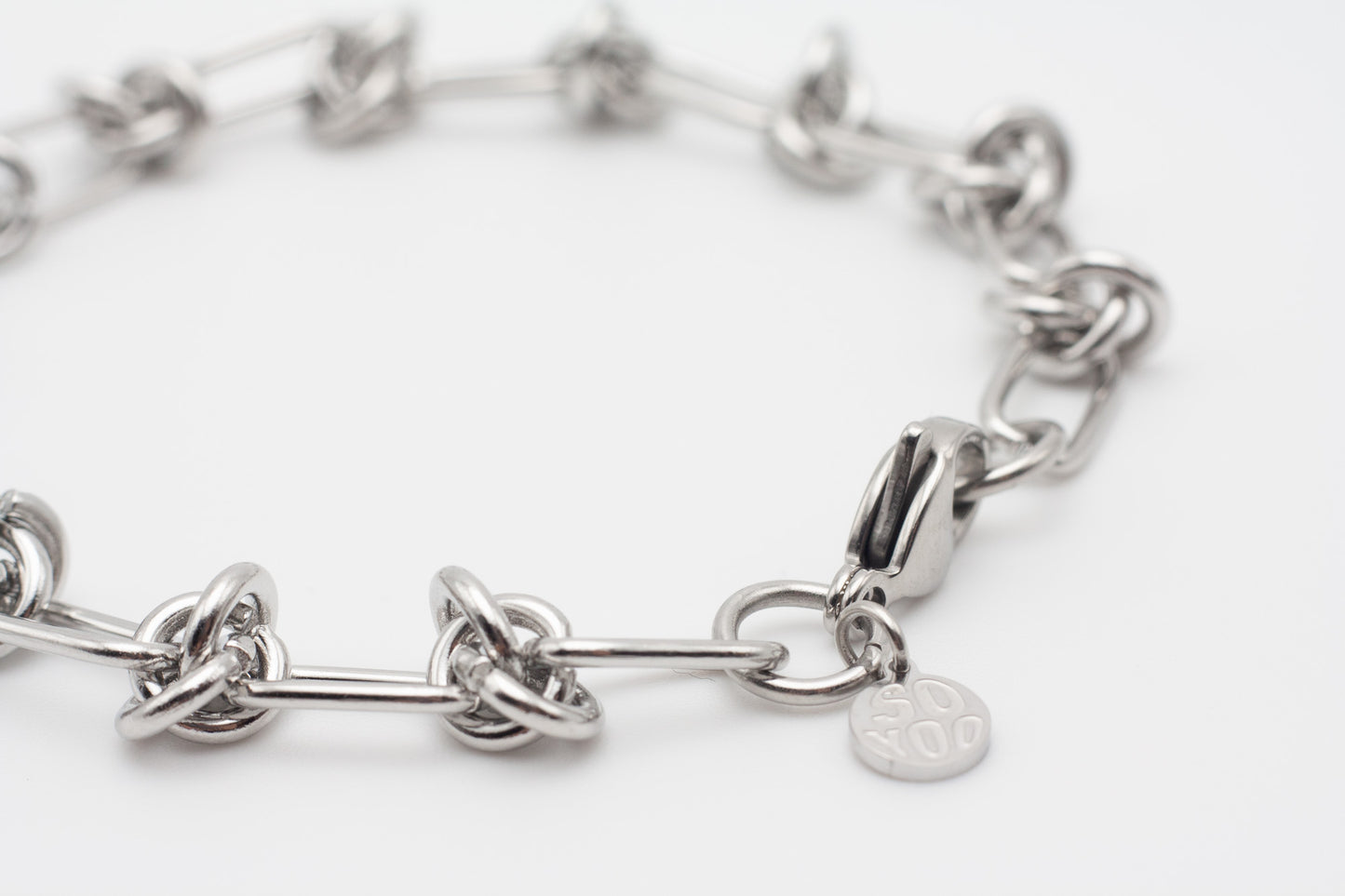 Knotty Chain Set Silver