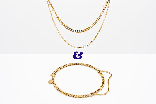 Cling Chain Set Gold