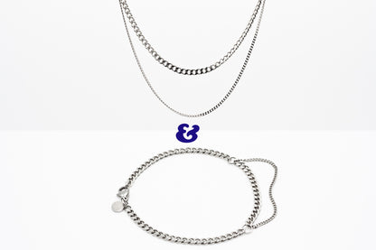 Cling Chain Set Silver