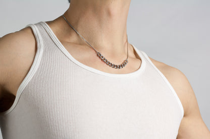 Contrast Chain Silver