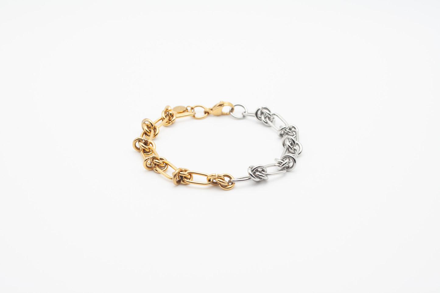 Knotty Bracelet Gold & Silver