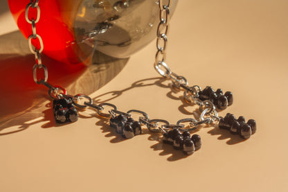 Gummy Bear Chain - Licorice Black