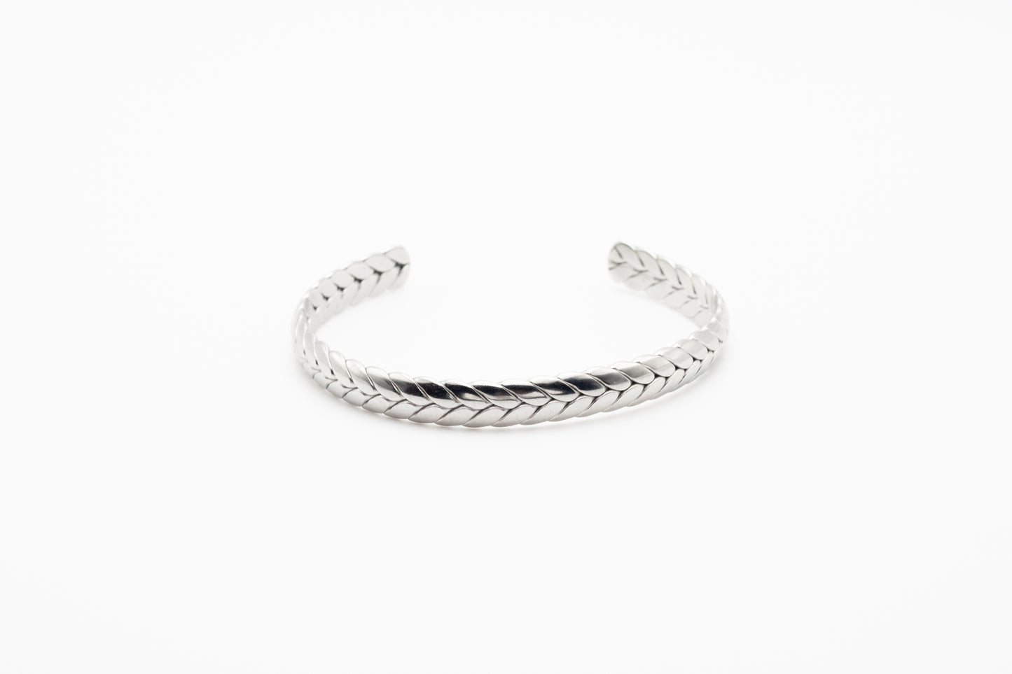 Braided Wheat Bracelet Cuff