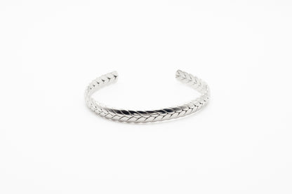 Braided Wheat Bracelet Cuff