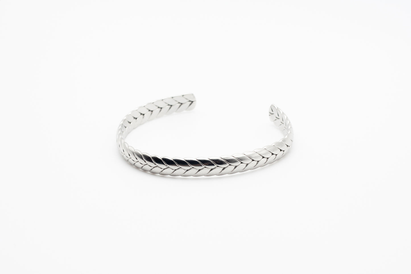 Braided Wheat Bracelet Cuff