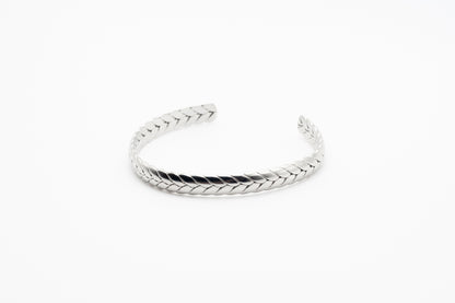 Braided Wheat Bracelet Cuff