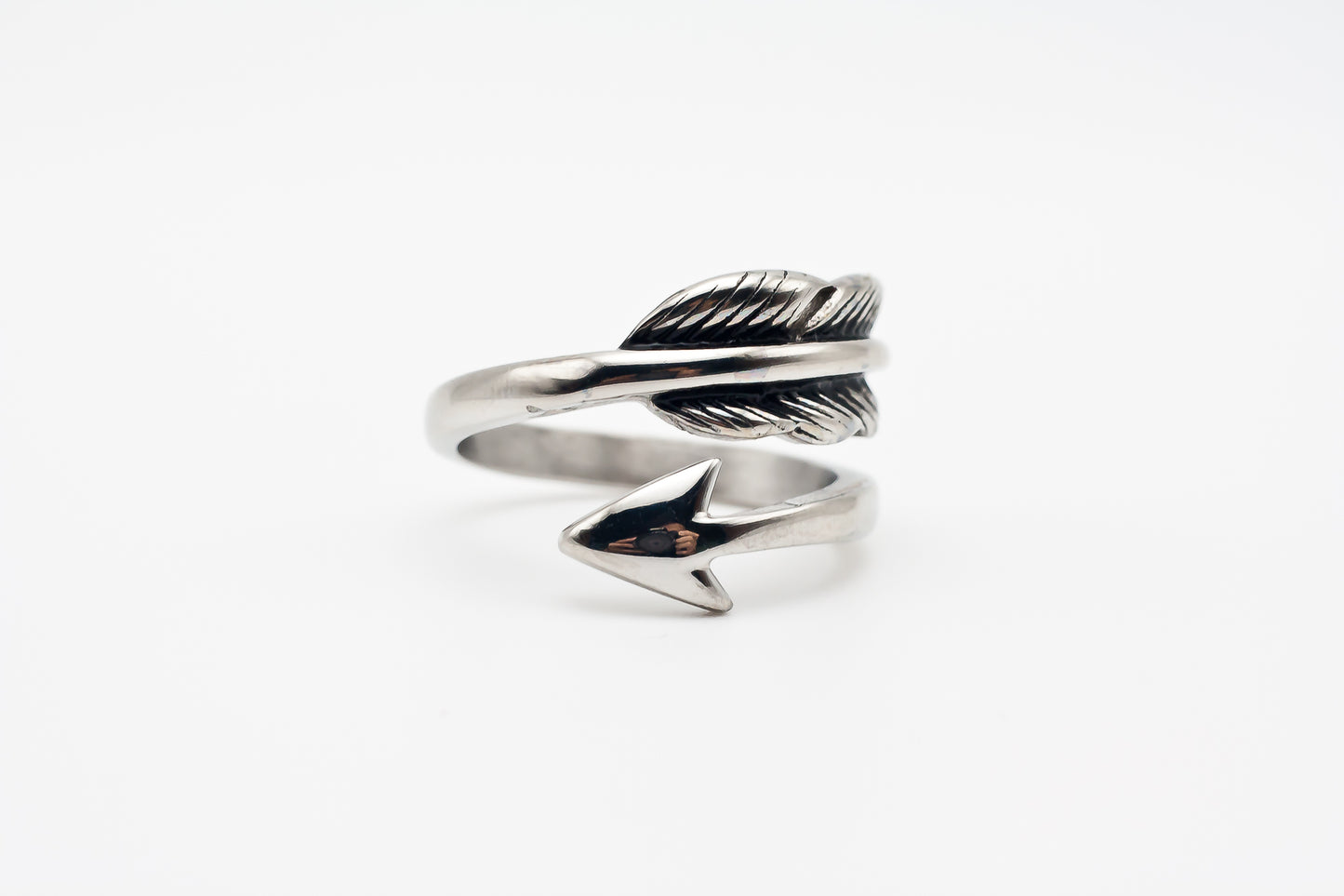 Feather & Tail Ring Silver