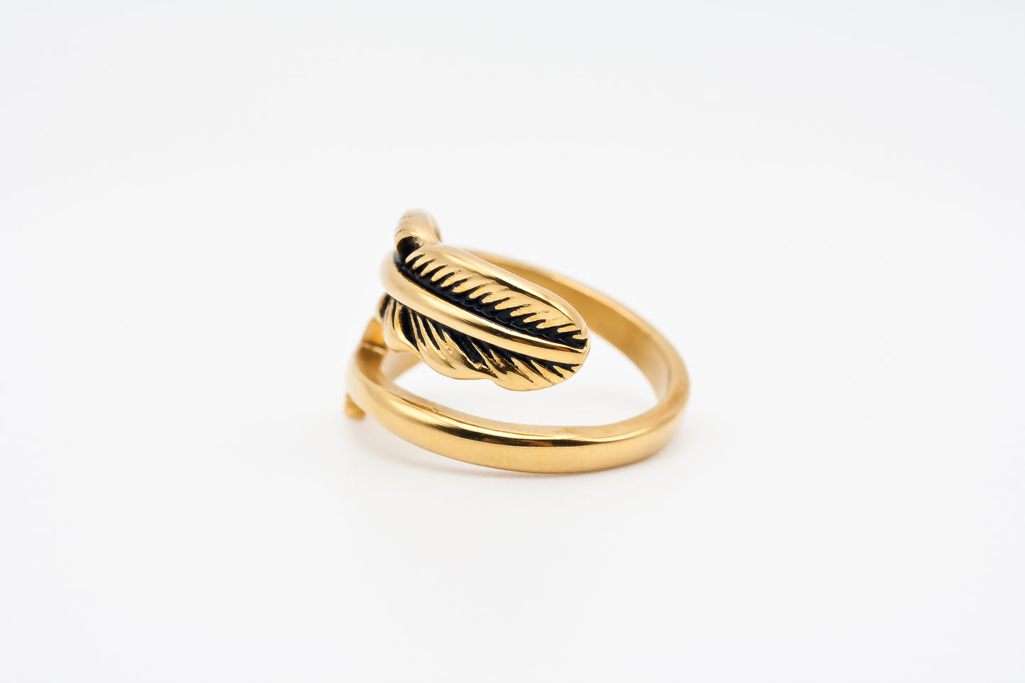 Feather & Tail Ring Gold