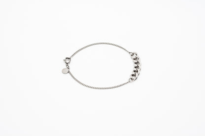 Contrast Bracelet Silver