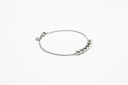 Contrast Bracelet Silver