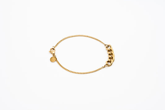 Contrast Bracelet Gold